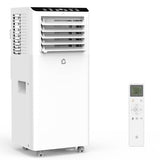 GarveeHome 8000BTU Portable Air Conditioner, Cools Rooms Up to 350 Sq.Ft with Portable AC Remote Control, Adjustable Cold Wind Speeds, LED Lights for Home/Office/Outdoor