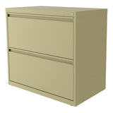 Hirsh 30 inch Wide 2 Drawer Lateral 101 File Cabinet in Putty, Fully Assembled
