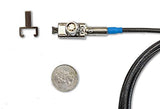 Noble Locks TZ04T Compact Wedge Lock with Barrel Key for Dell Latitude Laptops