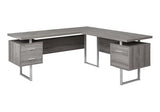 Monarch Specialties Computer 70"L Desk Left or Right Facing - Taupe