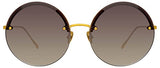 Linda Farrow, Adrienne, Yellow Gold/ Grey Grad