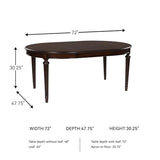 Signature Design by Ashley Lavinton Classic Dining Extension Table, Dark Brown