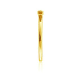 Oseew 14k gold 0.25CT Lab Grown Diamond Wedding Band For womens Stackable Bands and Wedding Rings(yellow gold) Engraving text