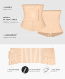 FeelinGirl Womens' Waist Trainer Tummy Control Waist Cincher Trimmer Belt with Hooks Steel Bones Slim Body Shaper Skin