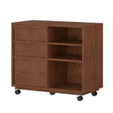 AnywaysWood 3-Drawer Mobile File Cabinet, Wooden File cabinets