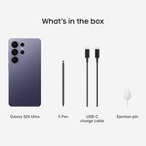 Samsung Galaxy S26 Ultra, Unlocked Android Smartphone, 256GB, Privacy Display, Galaxy AI, AI Camera, Super Fast Charging 3.0, Durable Battery, 2026, US 1 Year Warranty, Cobalt Violet