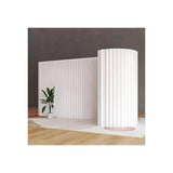 Portable Adjustable Room Divider, Foldable Freestanding Kraft Paper Partition