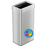 iTouchless 80 Liter / 21 Gallon Open Top Kitchen Trash Can and Recycling Bin