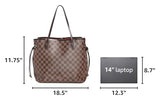 Louis Vuitton Women's Pre-Loved Neverfull Mm Damier Ebene Bag