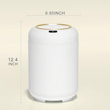 onlcuk Automatic Motion Sensor Bathroom Trash Can with Lid, 3 Gallon Touchless Trash Bin