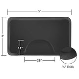 Saloniture 3 ft. x 5 ft. Salon & Barber Shop Chair Anti-Fatigue Floor Mat