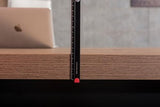 Retractable L-Shaped Executive Desk, Commercial-Grade Office Desk with Reversible Storage Cabinet