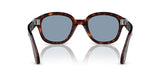 Persol Woman Sunglasses Havana Frame, Blue Lenses, 50MM