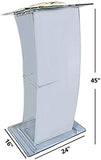 Kingdom Eclipse Acrylic Lectern, Portable Acrylic Pulpits for Churches