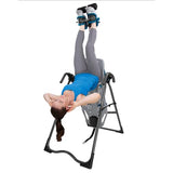 Teeter FitSpine X1 Inversion Table, Decompression Surface for Full-Body Stretch, Ergo Embrace Ankle Supports, Integrated Accessories, UL Safety Certified, Heavy-Duty 300 lb Capacity