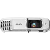 Epson Home Cinema 1080 3-chip 3LCD 1080p Projector, 3400 lumens Color & White Brightness, Streaming/Gaming/Home Theater, Built-in Speaker