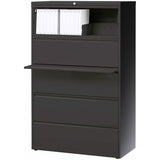 Pemberly Row 42-in Wide Metal 5 Drawer Lateral Filing Cabinet