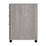 Bush Business Furniture Echo 3 Drawer Mobile File Cabinet in Gray Sand