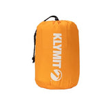 KLYMIT Insulated Static V2 Inflatable Sleeping Pad | Upgraded Comfort | Portable, Ultralight, Easy to Inflate, Foldable Air Bed for Camping, Backpacking & Hiking — Saffron