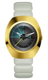 Rado - DiaStar Original Open Heart - Unisex Automatic Swiss Watch - 38mm Oval Black Dial - Grey Rubber Bracelet - R12165155