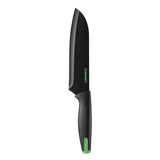 Cuisinart Advantage Nonstick Ceramic-Coated Knife Set, 7-Piece Acrylic Block Stainless Steel Knives for Precise Cutting, Durable Kitchen Knife Set with Ergonomic Handles, C55-7PCE