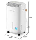 Dehumidifier for Basement,Home,Bathroom,Bedroom 45 pint/Day 4500 Sq ft Dehumidifiers with Drain Hose,Most Efficient Energy Star 2025,Intelligent Humidity Control,3 Modes,24H Timer (45 Pint)
