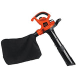 BLACK+DECKER Leaf Blower, Vacuum and Mulcher 3-in-1, 12 Amp, 250 MPH, 400 CFM (BV6000)