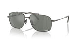 Ray-Ban RB8096 Michael Titanium Rectangular Sunglasses