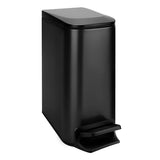 TIPGO Slim Bathroom Trash Can with Lid Soft Close