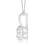 The Diamond Deal .25-1.00 Carat Round Brilliant Solitaire IGI Certifed Lab-Grown Diamond Solitaire Pendant Necklace