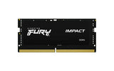 Kingston FURY Impact 64GB (2x32GB) 5600MT/s DDR5 CL40 Laptop Memory Kit of 2 | Lower Power Comsumption | Intel XMP 3.0