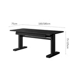 LUYOUBOZHU Electric Standing Desk with 2 Drawers, Height Adjustable Writing Desk
