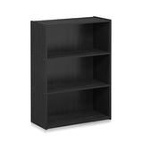 Furinno PASIR Book Shelf, 3-Tier Bookshelf, Storage Shelves Bookcase, 9.7 x 23.7 x 31.5, for Living Room
