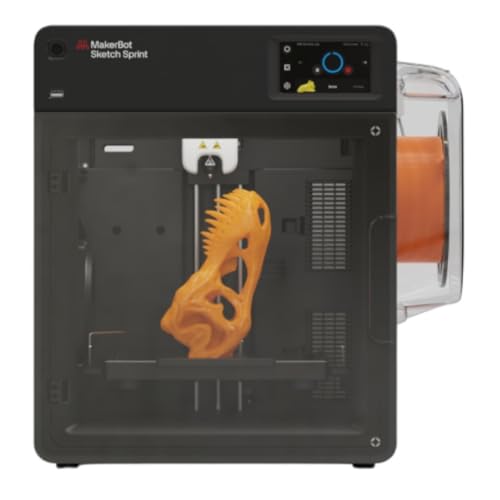 MakerBot Sketch Sprint 3D Printer with 250 mm Per Second Print Speed, Includes UltiMaker Digital Factory Cloud Cura Software and MakerBot Certification Program