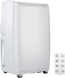 12000 BTU Ultra Silent Portable Air Conditioner, 3-in-1 Remote Control AC with 24-Hour Timer, Cools Up to 550 Sq. Ft. Low Noise/Energy Efficient for Bedrooms, Offices, White