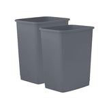Superio 4.5 Gallon Plastic Trash Can, Waste Bin for Home, Kitchen, Office, Bedroom