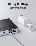 REOLINK 8CH 8MP/4K Security Bullet Camera System with 2TB HDD RLK8-800B4