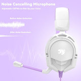 Stereo Wired Noise Cancelling Headphones with Microphone for Computer, Laptop, Mac, Nintendo, Games