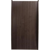 Bowery Hill Modern Wood Lectern, Non-Sound Podium with Storage Shelves