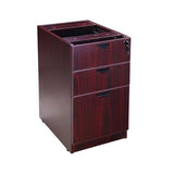 Boss Office Products Holland 66" Executive U-Shape Desk with File Storage Pedestal