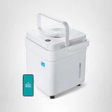 Midea Cube 20 Pint Dehumidifier for Basement, Up to 1,500 Sq. Ft. dehumidifier with drain hose, ENERGY STAR Certificated, Smart Control, Compatible with Alexa, White