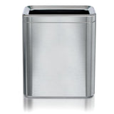 Open Trash Can - 2.6 Gallon (10 Liter) Small Metal Waste Basket with Removable Bucket for Narrow Spaces