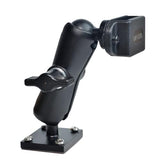 UAYESOK Adjustable Handheld Radio Mount, Walkie-Talkie, Speaker Mic Holder (Screw Hole+3M Adhesive Back Installation)