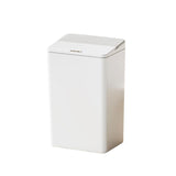 BXFIRS Household Smart Trash Cans are Automatic in The Kitchen Bedroom Bathroom ABS Garbage bin(OneColor)