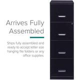 Pre-Assembled, Vertical File Cabinet for Letter-Size Documents, Cam Lock Security, Durable Steel Office Storage Solution