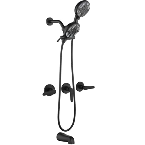 Shower System with Tub Spout Bathtub Faucet Set Shower Tub SHAMANDA
