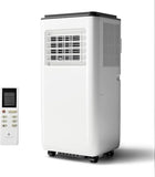 GarveeHome 8000 BTU Portable Air Conditioners - Energy-Efficient AC Unit with Remote, 24H Timer, Quiet Operation for Bedrooms, Offices & Dorms up to 350 Sq.Ft, Black Top