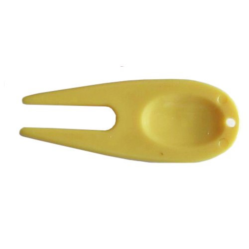 Golf Tees Etc Plastic Divot Repair Tool x 100 (Yellow)