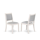 Luxe by East West Furniture X12X2-00W-27-13 Pieces Extendable Dining Set Includes a Rectangle Xtenczar Dining Table and 12 Light Gray