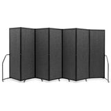 Foldable Privacy Screens Rolling Room Partition with arms Versatile Freestanding Dividers for Hospitals